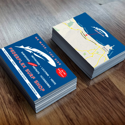 federflex business card mock up thumbnail