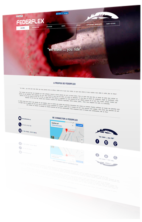 federflex.eu federflex page web mock up
