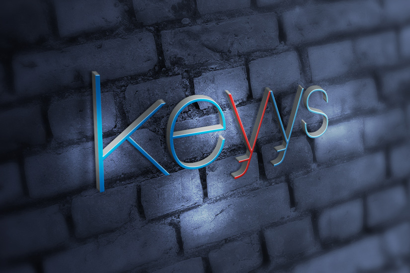 keyys logo mock up